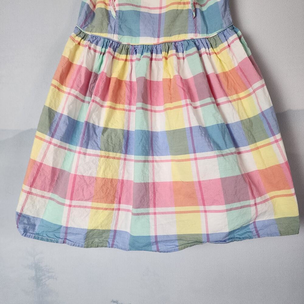 Tommy Bahama Toddler Spring / Easter Plaid Ruffle Sleeveless Dress | Girls US 5 - Picture 3 of 8